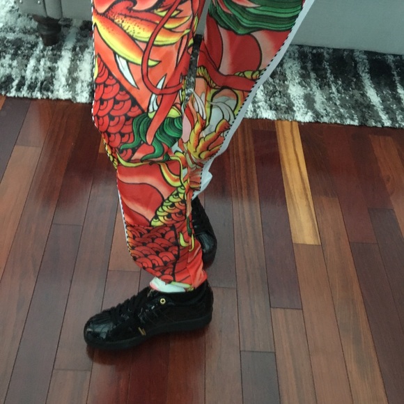 ADIDAS Women’s Rita Ora Dragon Print Pants Size S - Picture 7 of 11